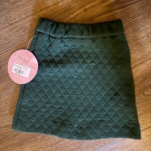 Bisby quilted green skirt size 5